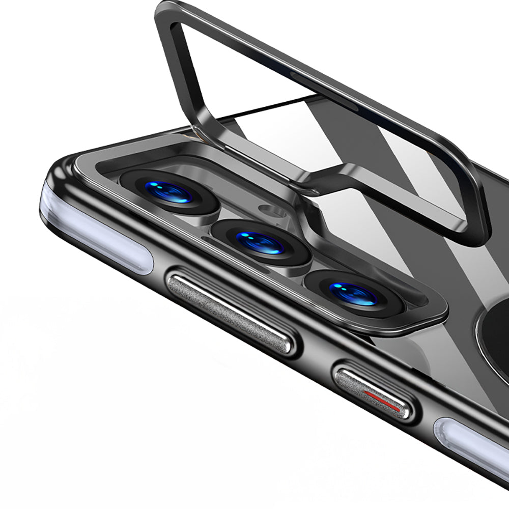 Galaxy S25 Plus Kılıf M-safe Şarj Özellikli Wlons Standlı Efsane Kapak Siyah