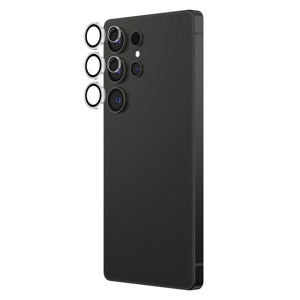 Galaxy S25 Ultra Amazingthing Titan Safir Kamera Lens Koruyucu + Kolay Uygulama Aparatlı Şeffaf