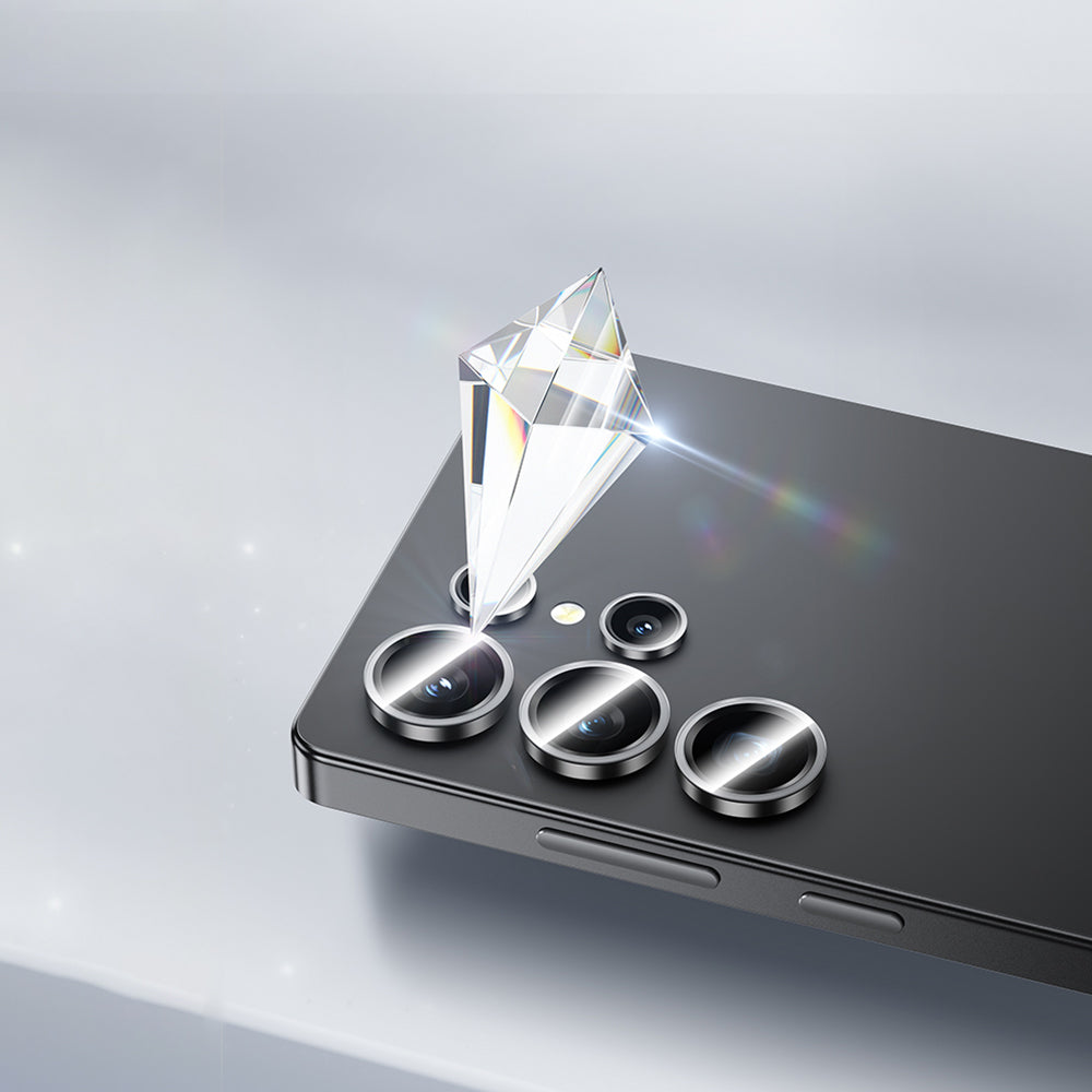 Galaxy S25 Ultra Benks Glass Warrior Kolay Uygulama Aparatlı Kamera Lens Koruyucu Şeffaf