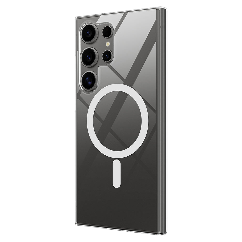 Galaxy S25 Ultra Kılıf Kamera Korumalı M-safe Sert PC Zore Porto Kapak Şeffaf