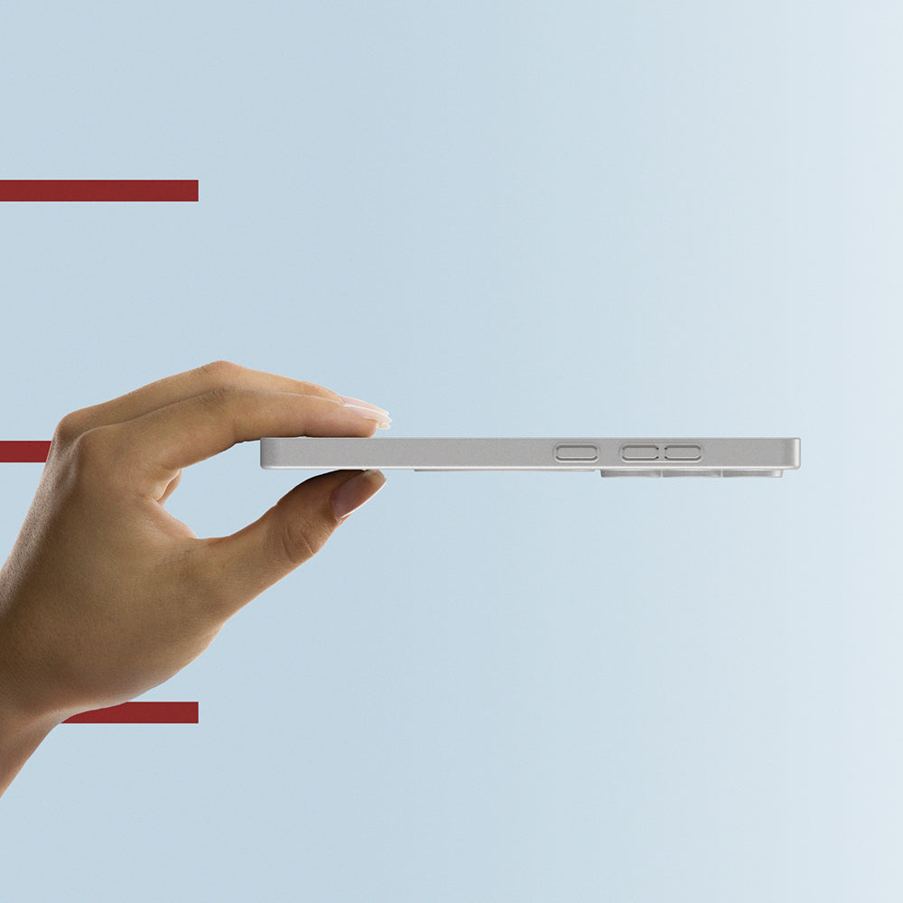 Galaxy S25 Ultra Kılıf M-safe Şarj Özellikli Amazingthing Minimal Air Serisi Kapak Titanyum-Gri