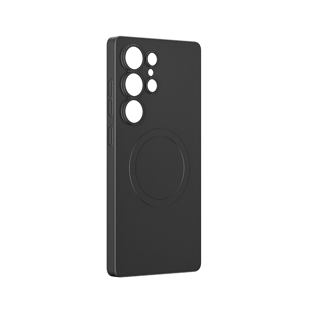 Galaxy S25 Ultra Kılıf M-safe Şarj Özellikli Amazingthing Minimal Air Serisi Kapak Siyah