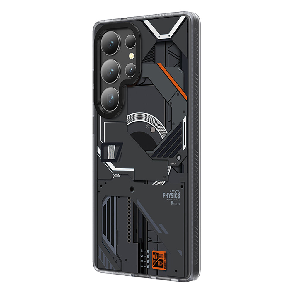 Galaxy S25 Ultra Kılıf Magsafe Şarj Özellikli Benks Dynamic Mecha Serisi Kapak Siyah