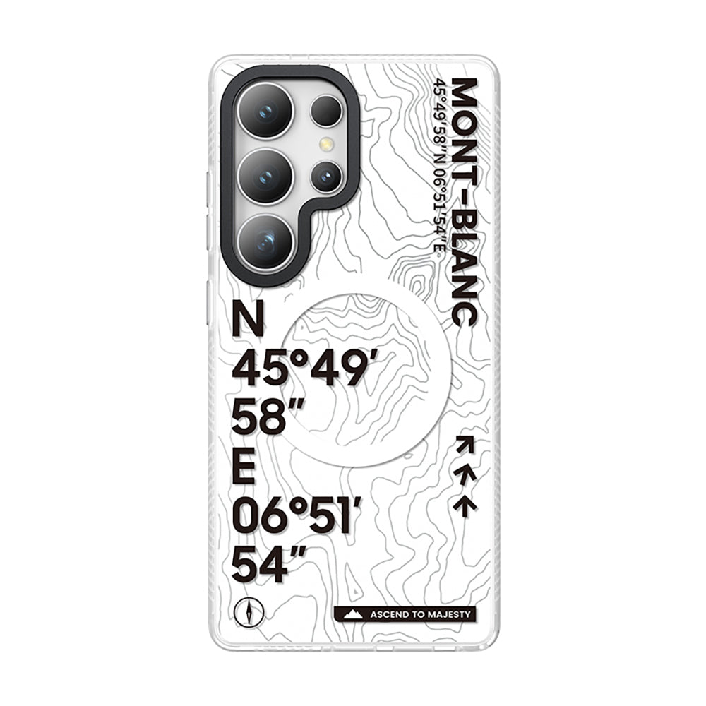 Galaxy S25 Ultra Kılıf Magsafe Şarj Özellikli Benks Dynamic Summit Serisi Kapak Beyaz