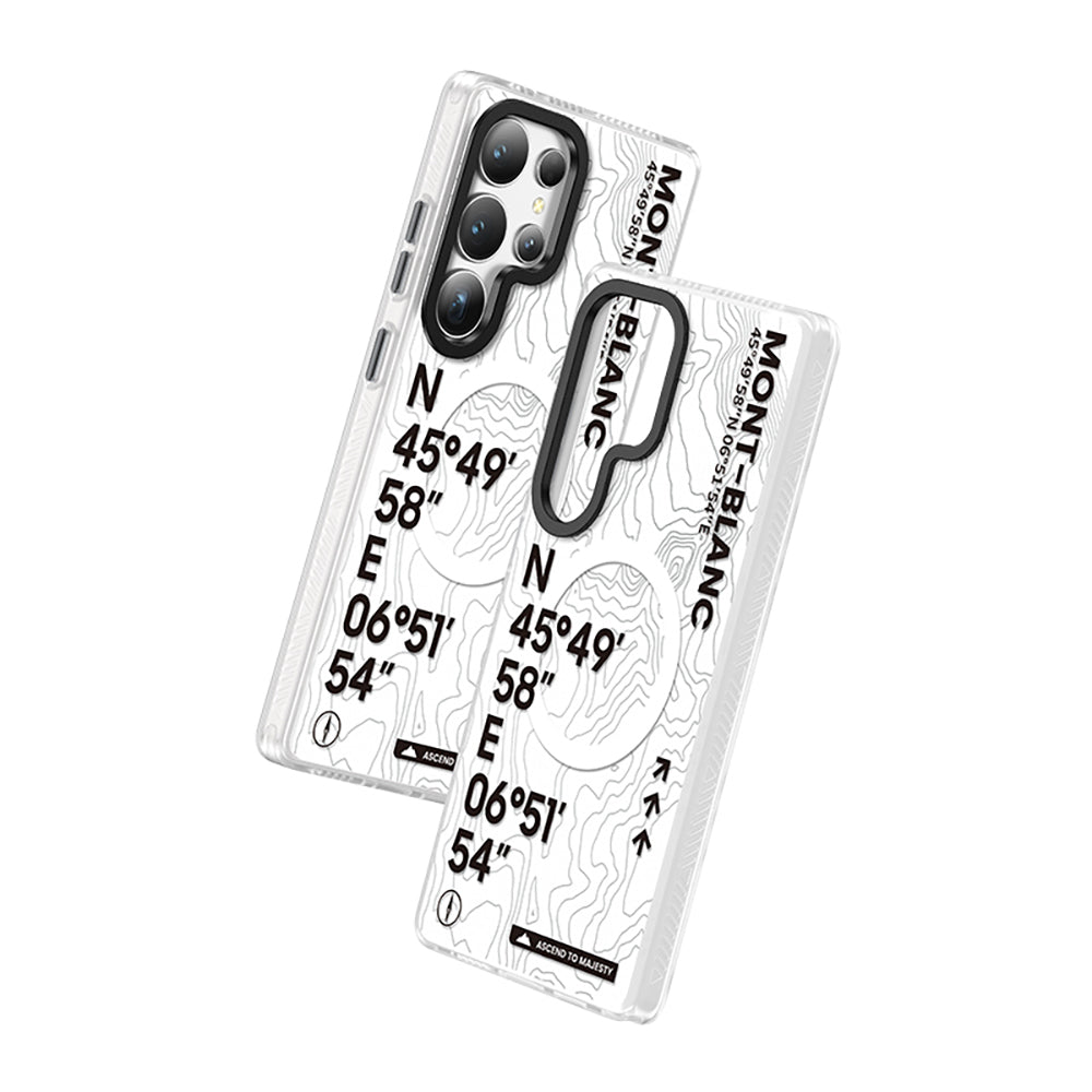 Galaxy S25 Ultra Kılıf Magsafe Şarj Özellikli Benks Dynamic Summit Serisi Kapak Beyaz