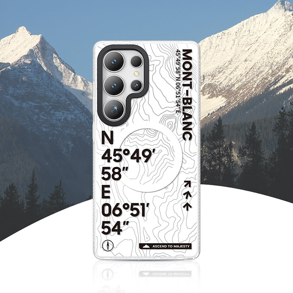 Galaxy S25 Ultra Kılıf Magsafe Şarj Özellikli Benks Dynamic Summit Serisi Kapak Beyaz