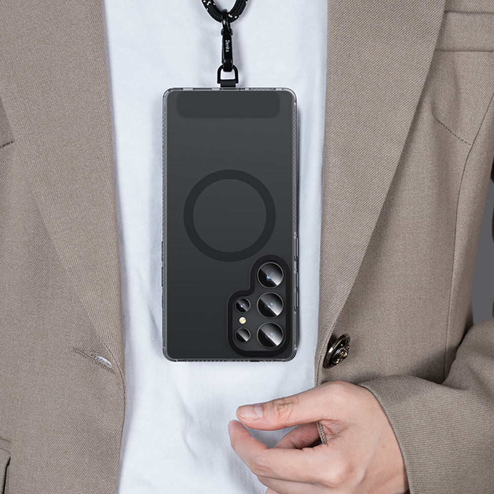 Galaxy S25 Ultra Kılıf Magsafe Şarj Özellikli Benks Lucid Armor Kapak Titanyum