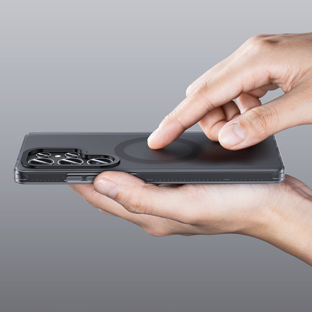 Galaxy S25 Ultra Kılıf Magsafe Şarj Özellikli Benks Lucid Armor Kapak Titanyum