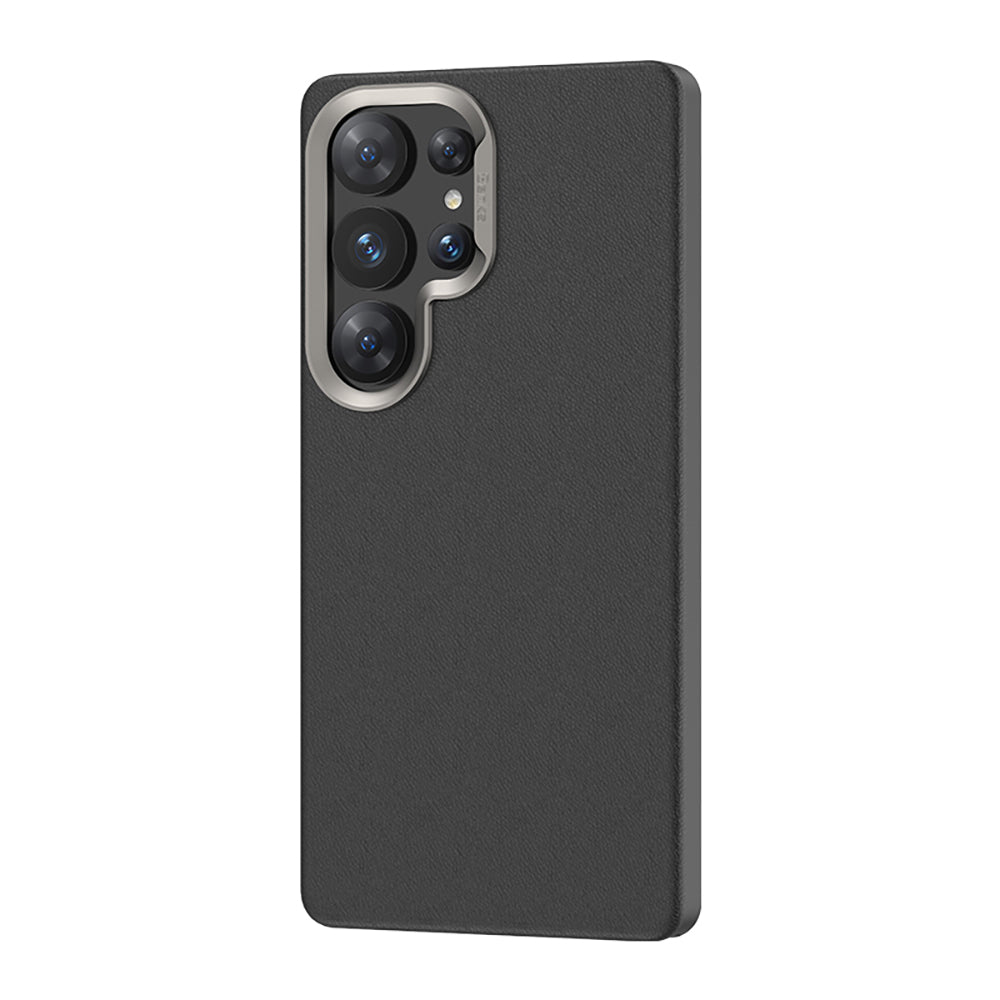 Galaxy S25 Ultra Kılıf Magsafe Şarj Özellikli Çizilmeye Dayanıklı Benks VitaPro Serisi PU Deri Kapak Siyah