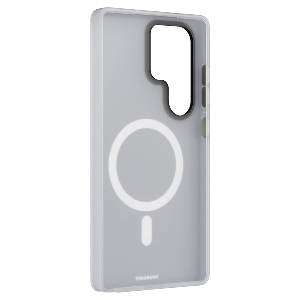 Galaxy S25 Ultra Kılıf Magsafe Şarj Özellikli Youngkit Hidden Sand Serisi Kapak Siyah