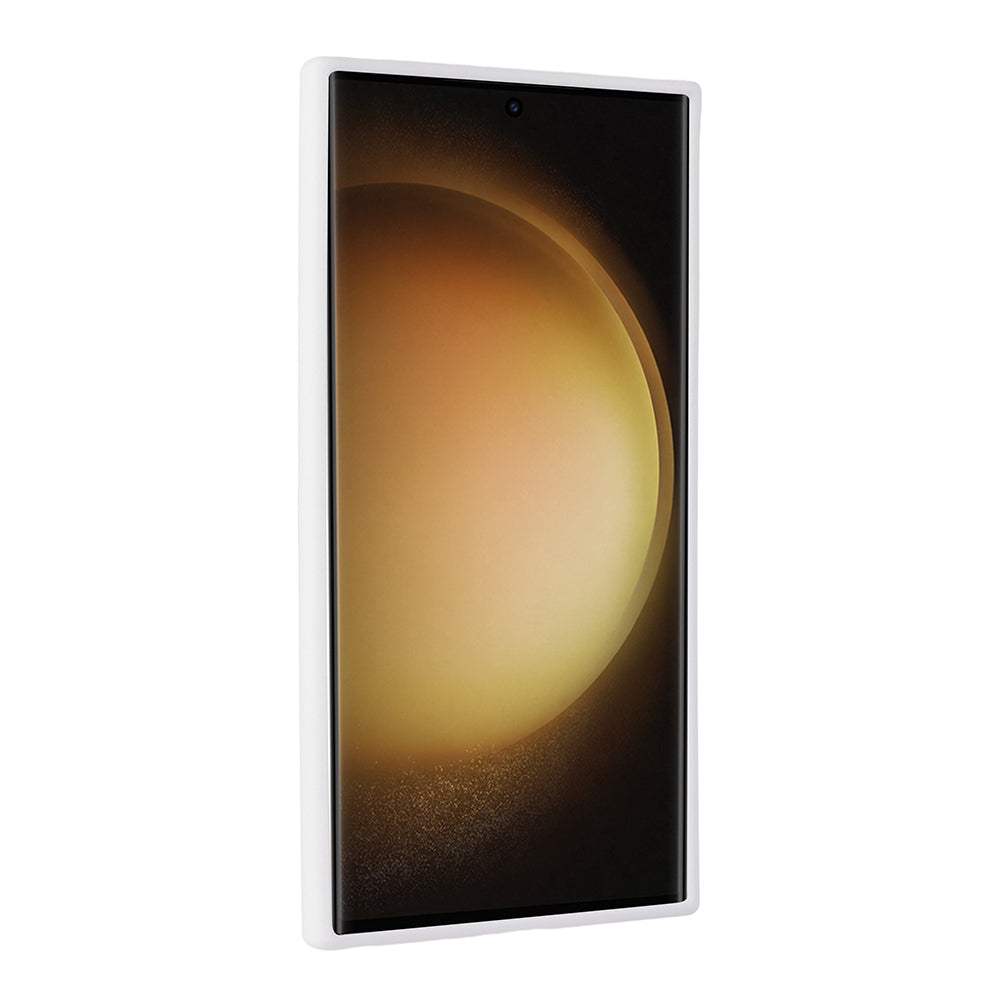 Galaxy S25 Ultra Kılıf Parlak Taşlı Tasarım Zore Pırlanta Kapak Beyaz