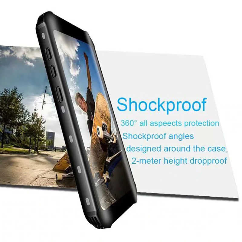 Galaxy S8 Kılıf 1-1 Su Geçirmez Kılıf Siyah