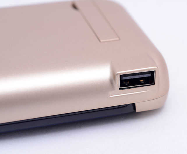 Galaxy S8 Plus Şarjlı Kılıf Harici Batarya Gold