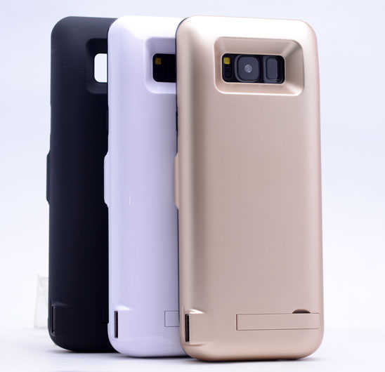 Galaxy S8 Plus Şarjlı Kılıf Harici Batarya Siyah