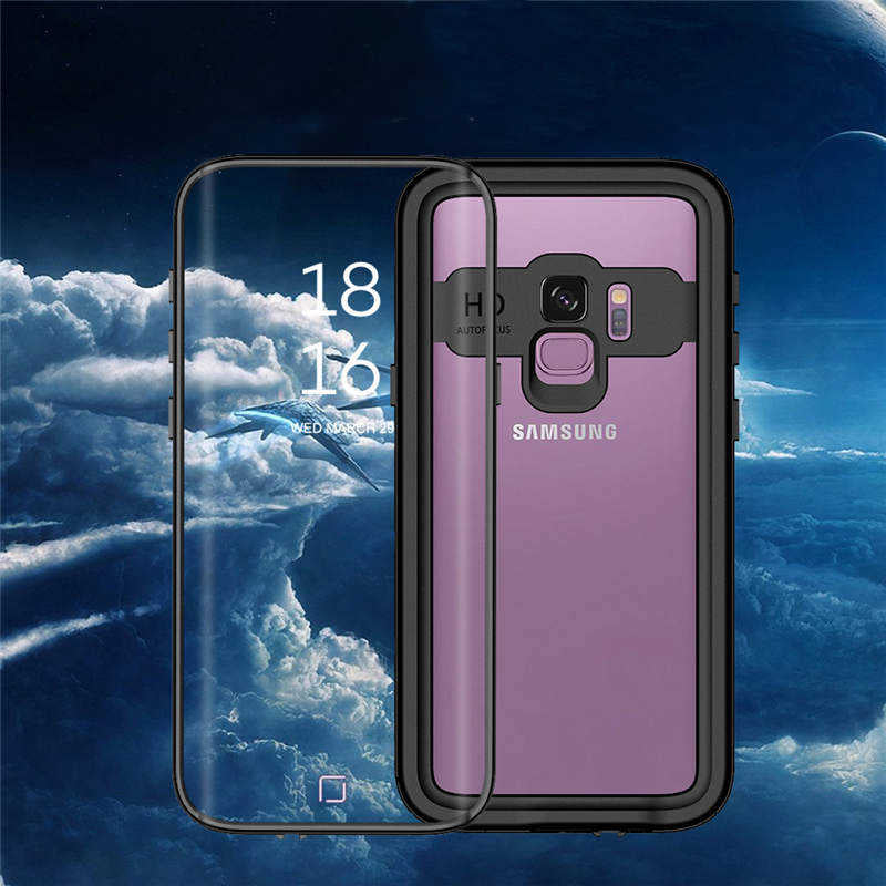 Galaxy S9 Kılıf 1-1 Su Geçirmez Kılıf Siyah