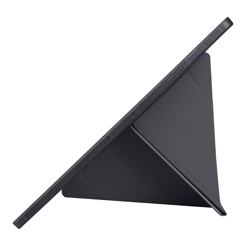 Galaxy Tab S10 FE Plus Kılıf Zore Tri Folding Kalem Bölmeli Standlı Kılıf Gri