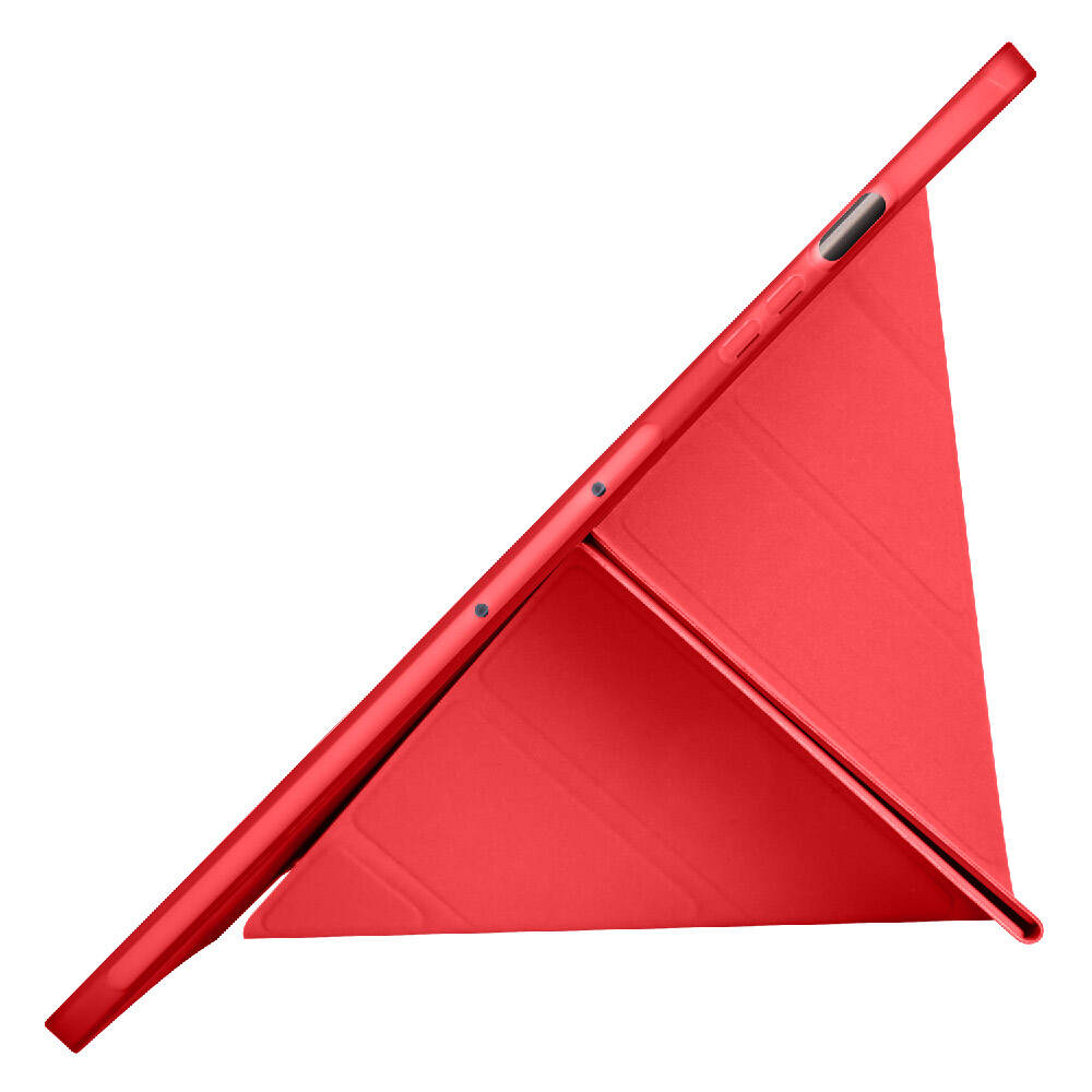 Galaxy Tab S9 FE Plus Kılıf Zore Tri Folding Kalem Bölmeli Standlı Kılıf Lacivert