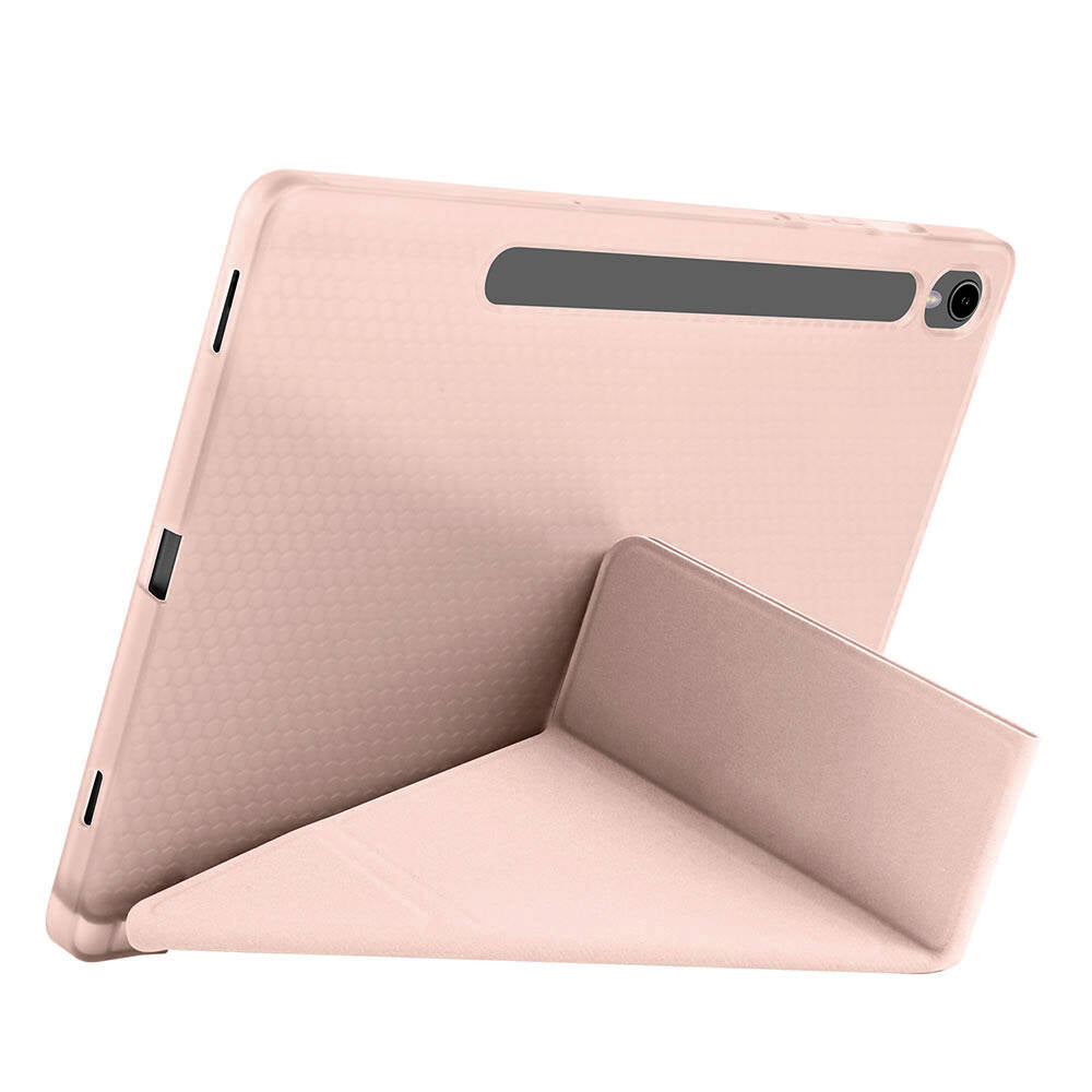 Galaxy Tab S9 Kılıf Zore Tri Folding Kalem Bölmeli Standlı Kılıf Yeşil