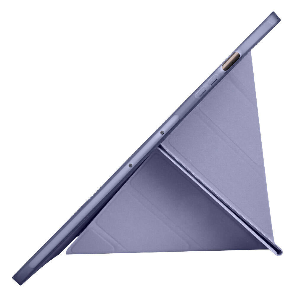 Galaxy Tab S9 Plus Kılıf Zore Tri Folding Kalem Bölmeli Standlı Kılıf Kırmızı