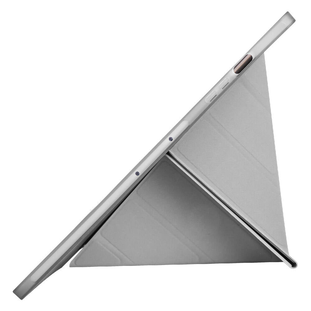 Galaxy Tab S9 Plus Kılıf Zore Tri Folding Kalem Bölmeli Standlı Kılıf Koyu Yeşil