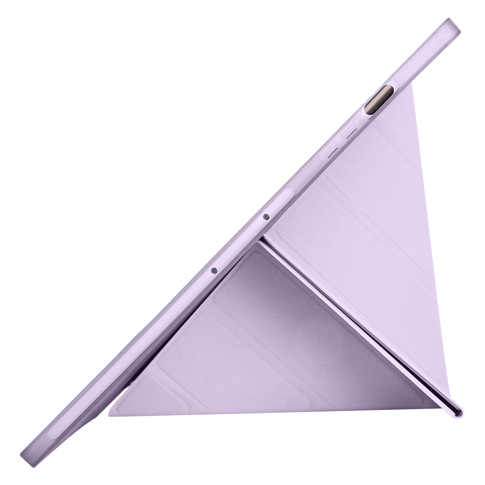 Galaxy Tab S9 Plus Kılıf Zore Tri Folding Kalem Bölmeli Standlı Kılıf Kırmızı