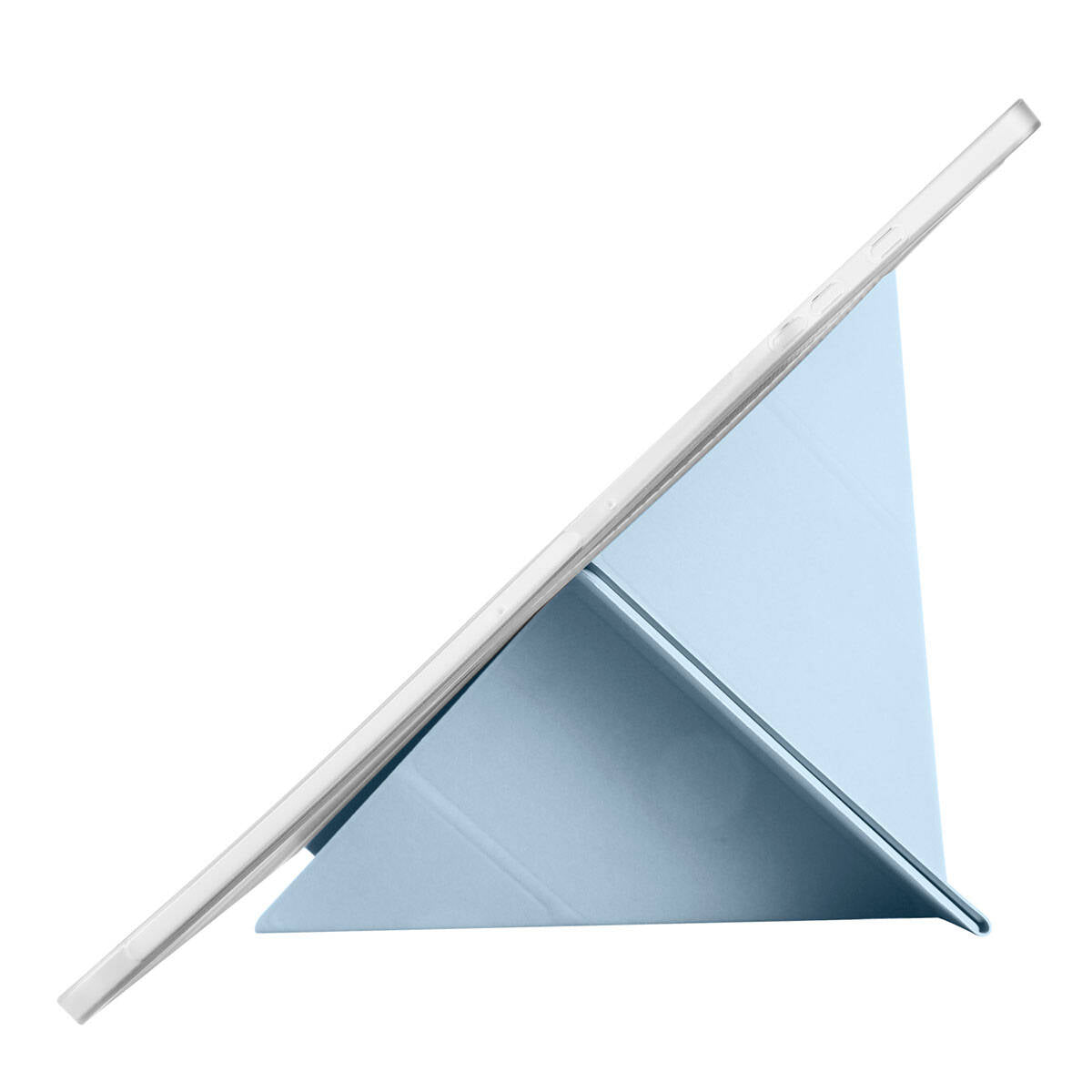 Galaxy Tab S9 Ultra Kılıf Zore Tri Folding Kalem Bölmeli Standlı Kılıf Rose Gold