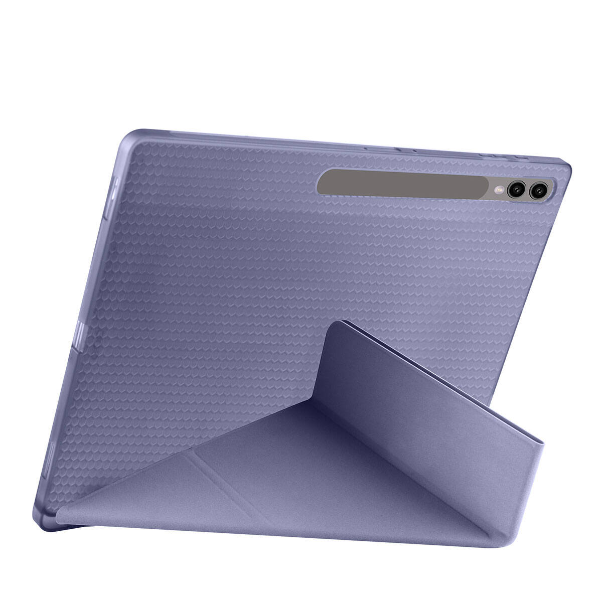Galaxy Tab S9 Ultra Kılıf Zore Tri Folding Kalem Bölmeli Standlı Kılıf Koyu Yeşil