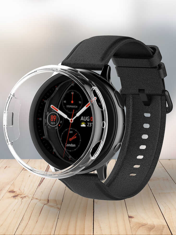 Galaxy Watch Active 2 44mm Kılıf Araree Nukin Kapak Renksiz