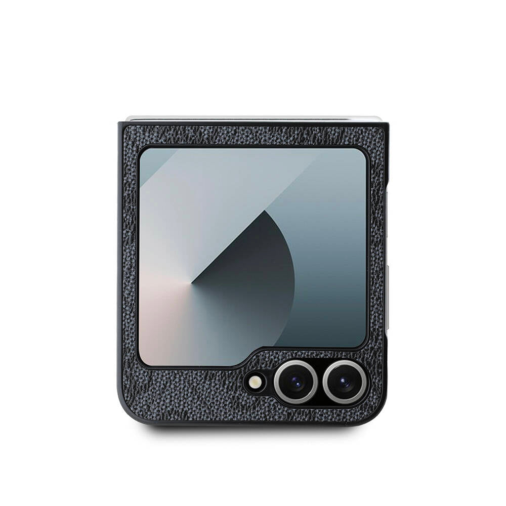 Galaxy Z Flip 6 Kılıf Guess Orjinal Lisanslı Magsafe Şarj Özellikli Love Guess Printing Kapak Siyah