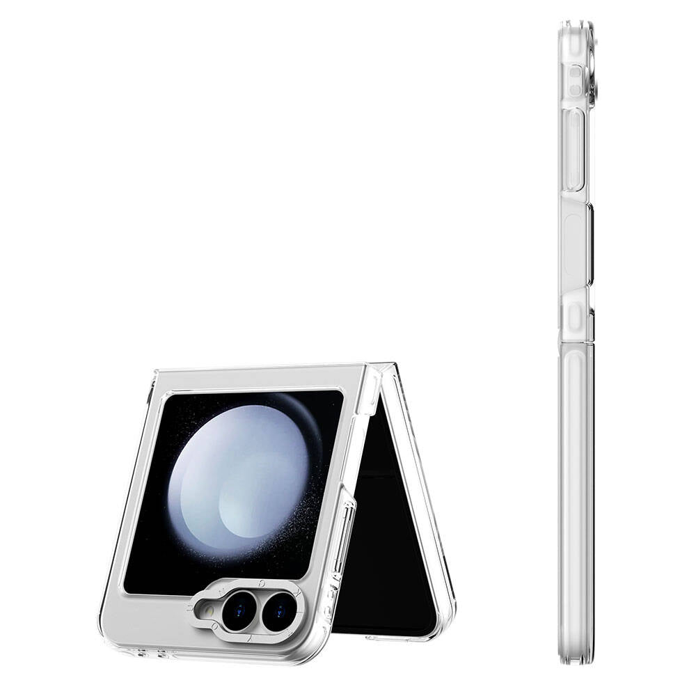 Galaxy Z Flip 6 Kılıf Magsafe Şarj Özellikli Şeffaf Youngkit Crystal Shield Serisi Kapak Şeffaf