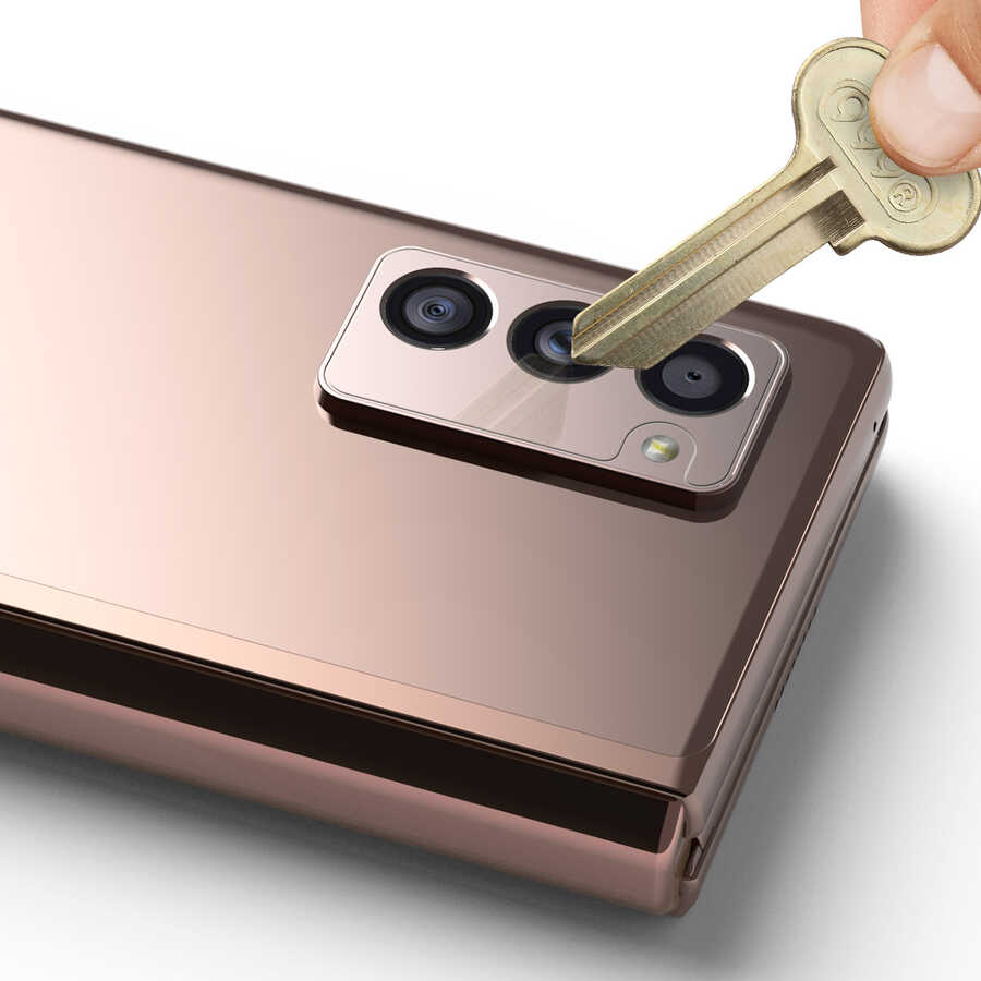 Galaxy Z Fold 2 Araree C-Subcore Temperli Kamera Koruyucu Renksiz