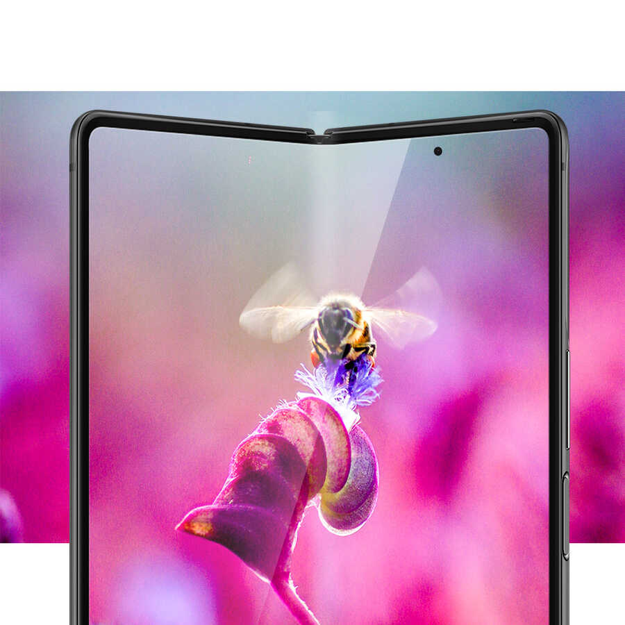 Galaxy Z Fold 2 Araree C-Subcore Temperli Kamera Koruyucu Renksiz