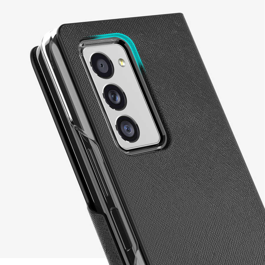 Galaxy Z Fold 2 Kılıf Araree Bonnet Kılıf Siyah