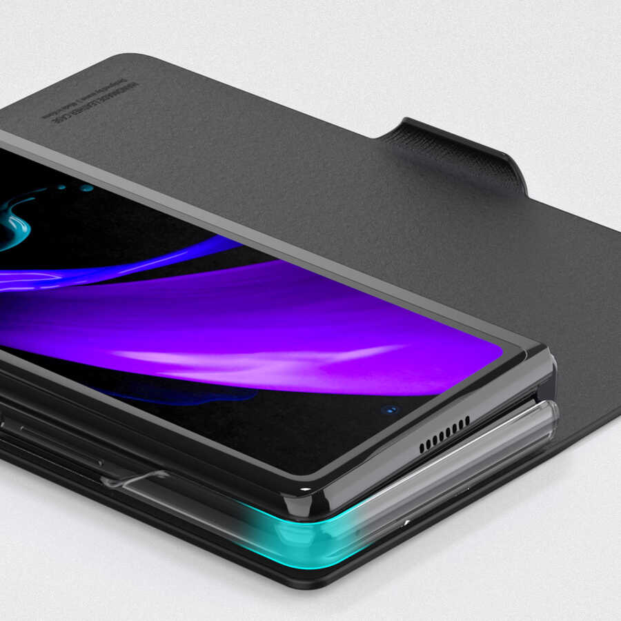 Galaxy Z Fold 2 Kılıf Araree Bonnet Kılıf Siyah