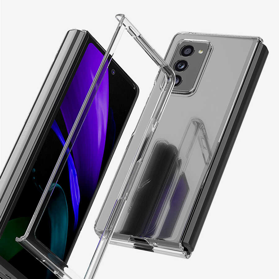 Galaxy Z Fold 2 Kılıf Araree Nukin Kapak Renksiz