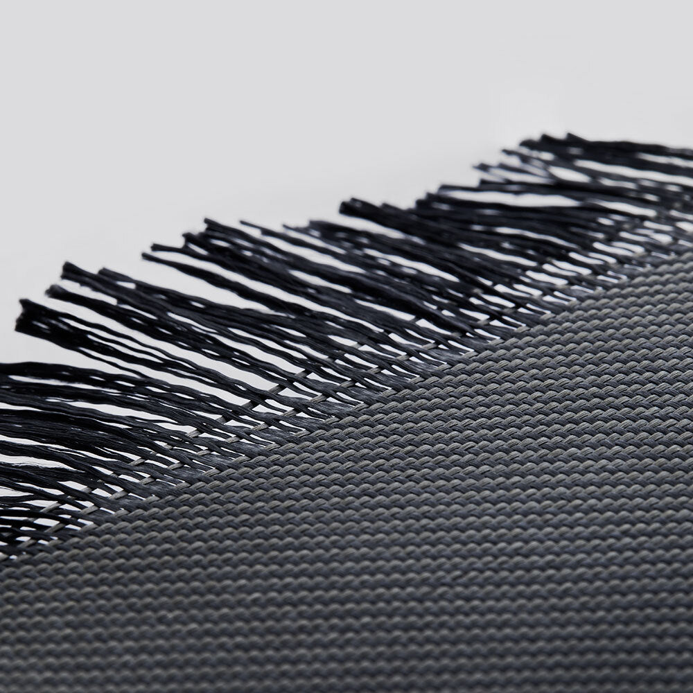 Galaxy Z Fold 6 Kılıf Magsafe Şarj Özellikli 600D Aramid Fiber Pitaka Ultra-Slim Classic Serisi Black-Grey Twill Kapak Siyah-Gri