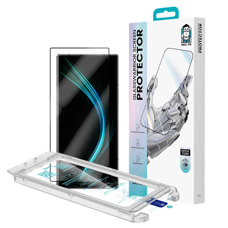 Galaxy Z Fold 7 Benks Glass Warrior HD Cam Ekran Koruyucu + Kolay Uygulama Aparatlı Siyah