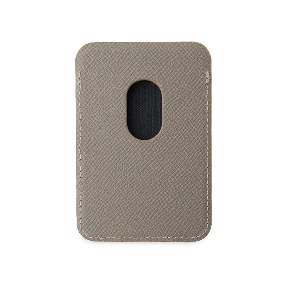 Guess Orjinal Lisanslı 2 Hazneli Üçgen Logolu Deri Magnetik Kartlık Kahverengi