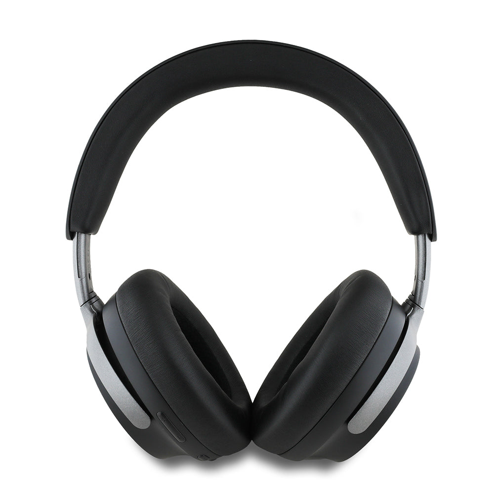 Guess Orjinal Lisanslı ANC/ENC Özellikli Metal Yazı Logolu Script Serisi Kulak Üstü Bluetooth Kulaklık v5.4 Bej