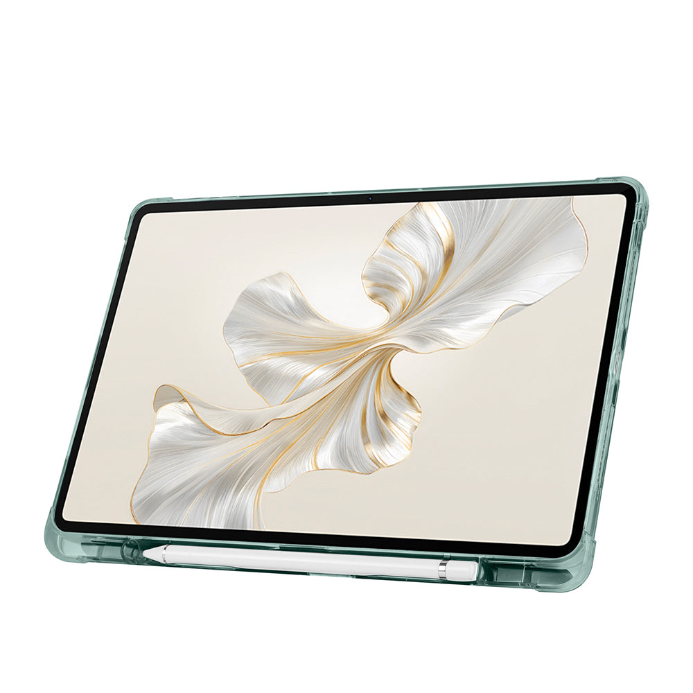 Honor Pad 9 Kılıf Zore Tri Folding Kalem Bölmeli Standlı Kılıf Siyah