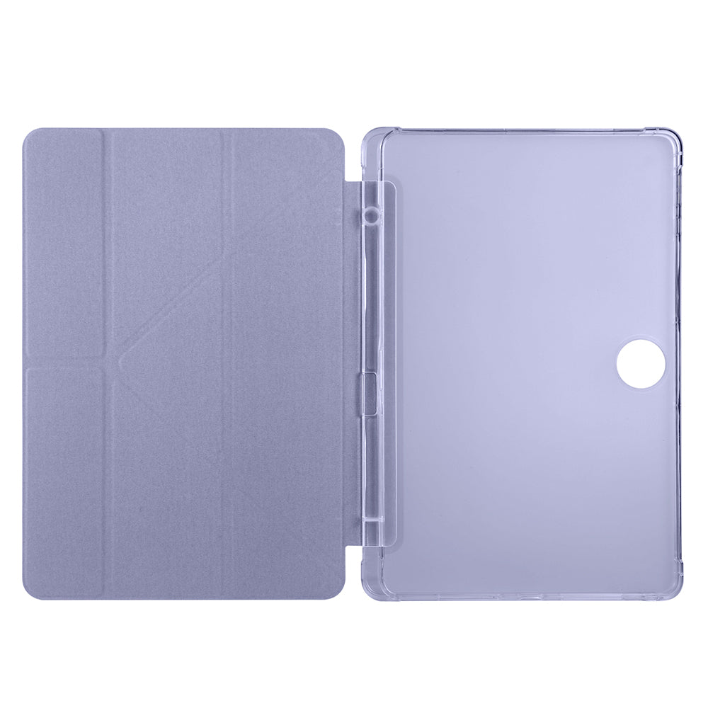 Honor Pad 9 Kılıf Zore Tri Folding Kalem Bölmeli Standlı Kılıf Siyah