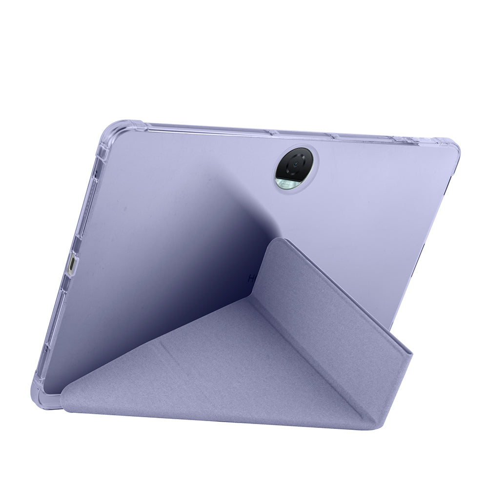 Honor Pad 9 Kılıf Zore Tri Folding Kalem Bölmeli Standlı Kılıf Lacivert