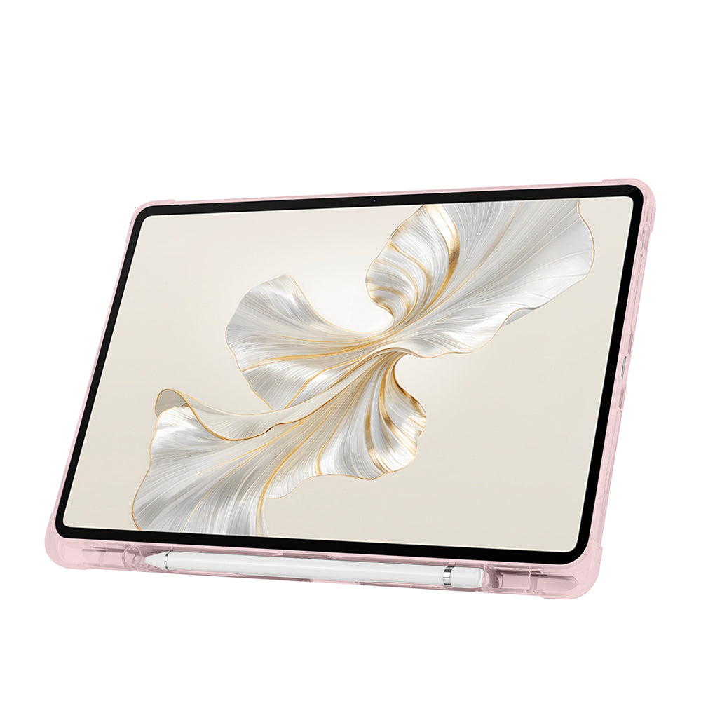 Honor Pad 9 Kılıf Zore Tri Folding Kalem Bölmeli Standlı Kılıf Koyu Yeşil