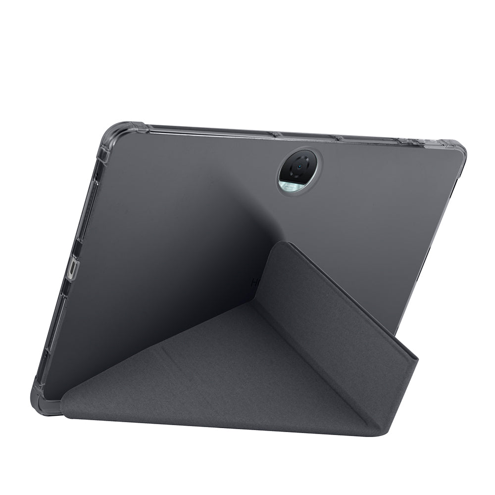 Honor Pad 9 Kılıf Zore Tri Folding Kalem Bölmeli Standlı Kılıf Mor