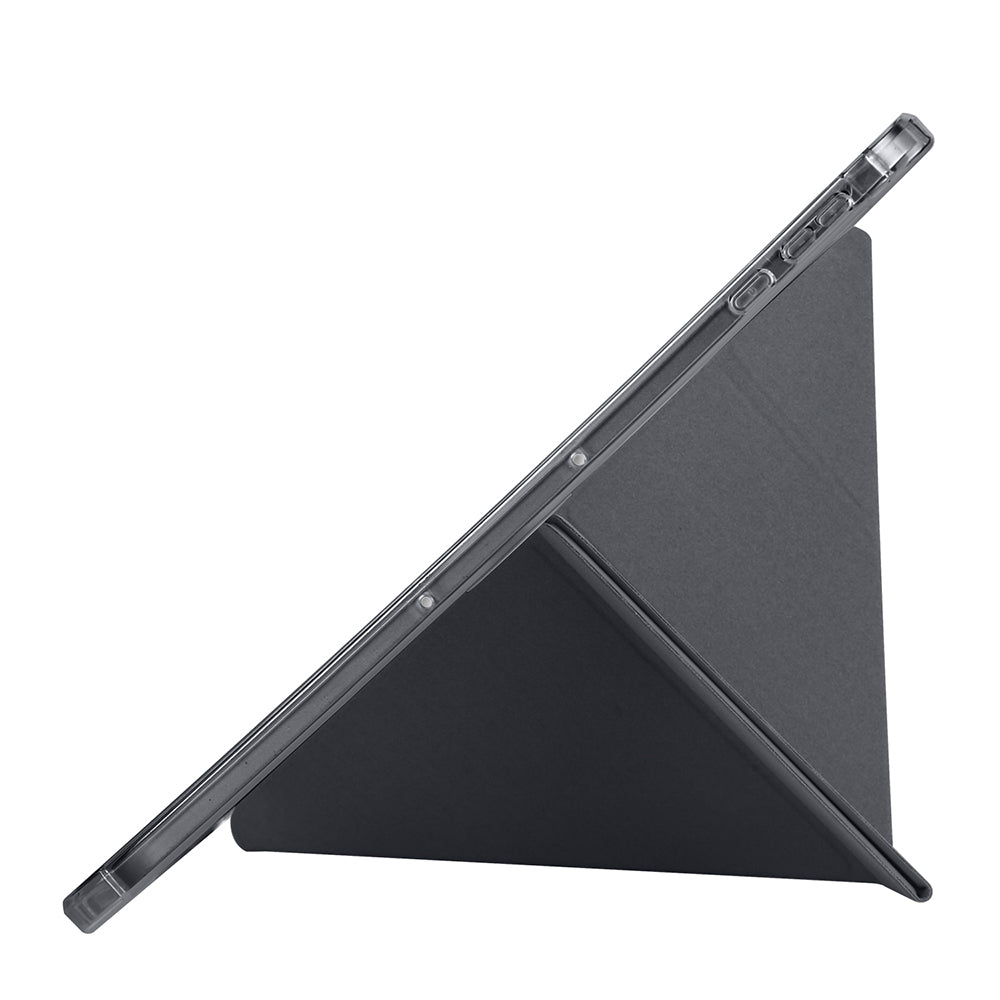 Honor Pad 9 Kılıf Zore Tri Folding Kalem Bölmeli Standlı Kılıf Rose Gold