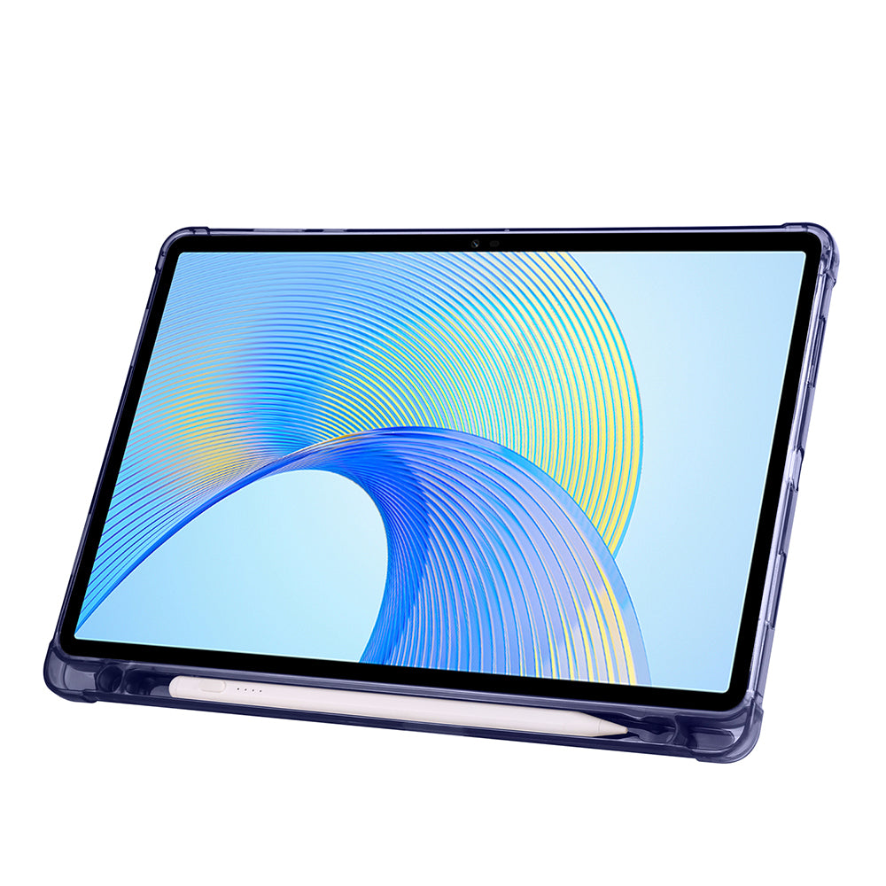 Honor Pad X8A Kılıf Zore Tri Folding Kalem Bölmeli Standlı Kılıf Rose Gold