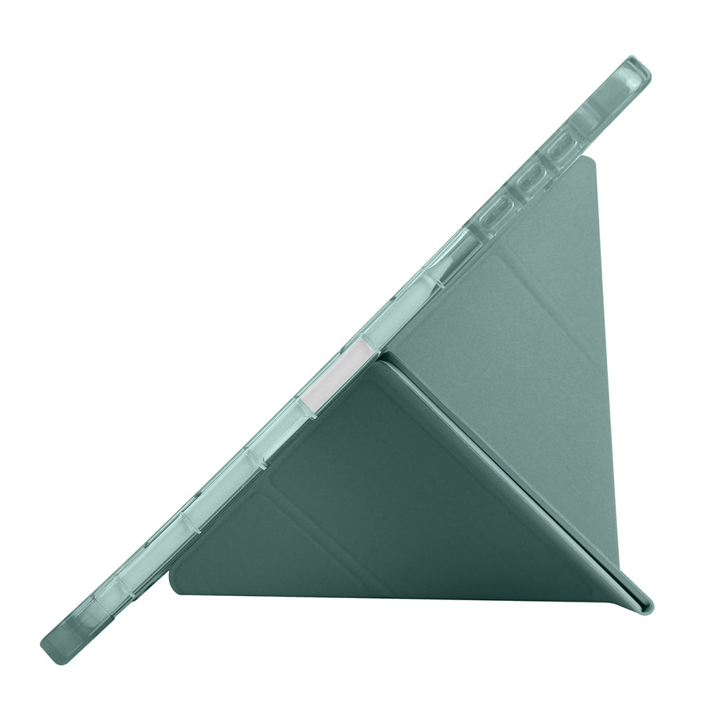 Honor Pad X9 Pro Kılıf Zore Tri Folding Kalem Bölmeli Standlı Kılıf Lacivert