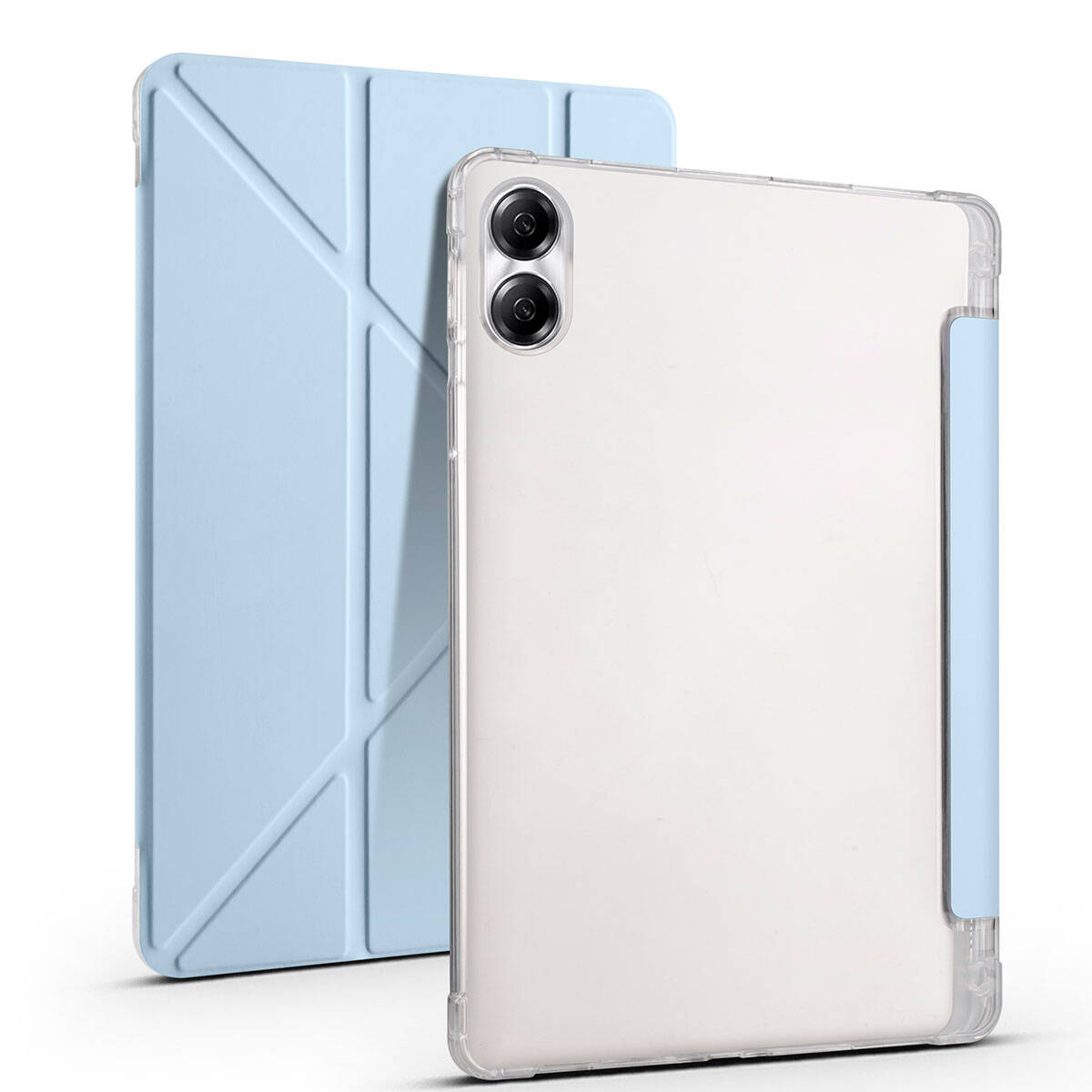 Huawei Honor Pad X9 11.5' Kılıf Zore Tri Folding Kalem Bölmeli Standlı Kılıf Koyu Yeşil