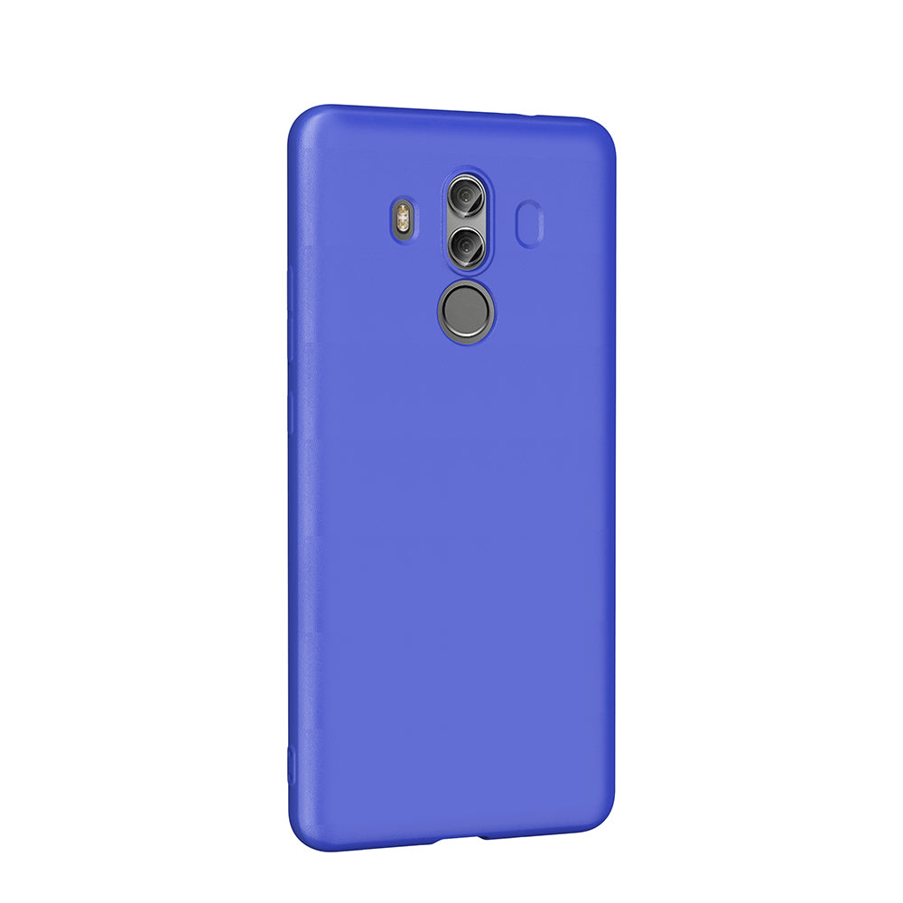 Huawei Mate 10 Pro Kılıf Zore Premier Silikon Kapak Saks Mavi