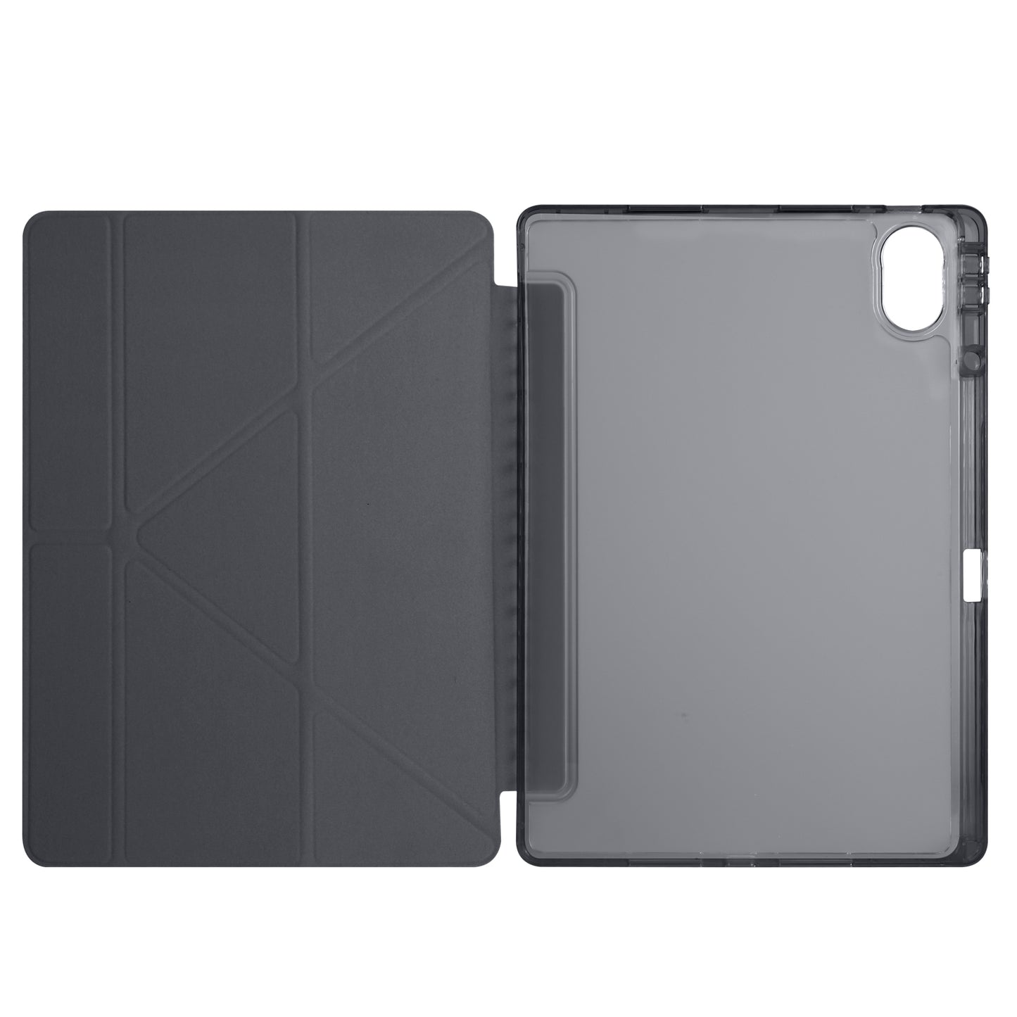 Huawei Matepad 12X Kılıf Zore Tri Folding Kalem Bölmeli Standlı Kılıf Mavi